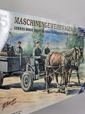 SEALED Riich 1/35 RV35012 German Horse Drawn MG Wagen w/Zwillingslafette 36